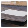 Southern Champion Tray Bakery Bright White Cake Pad, Single Wall Pad, 19 x 14, White, Paper, 50PK SCH 1153